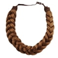 thumbnail image 1 of Fiudx Diadema Trenzada Peluca de Cinco Hebras Trenzas para Mujeres Diadema Trenzada Trenzas, 1 of 2