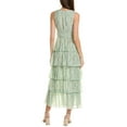 thumbnail image 2 of 1.STATE womens  Cascading Ruffle Maxi Dress, 2, Blue, 2 of 3