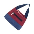 thumbnail image 1 of Guardurnaity Fiambrera para mujer, bolsos de lona, bolsos de moda, contenedor de cosméticos, gran capacidad, bolso pequeño para mamá, Color Bolsas de mensajero y de hombro Rojo, 1 of 6