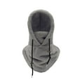 thumbnail image 4 of YAOBAMM Windproof Balaclava Unisex Winter Cycling Hood Balaclava Drawstring Adjustable Thick Soft Plush Windproof Heat Retention Face Ear Neck Protection, 4 of 7