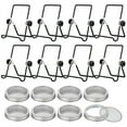 thumbnail image 1 of 8 Sets Sprouting Jar Kit Includes Sprouting Lids and Sprouting Stands Jar Screen Lids for Sprouting Growing Seeds, 1 of 6