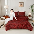 thumbnail image 4 of Castle Fairy Leopard Print Queen Comforter Set,Cheetah Bedding Comforter Set, 4 of 8