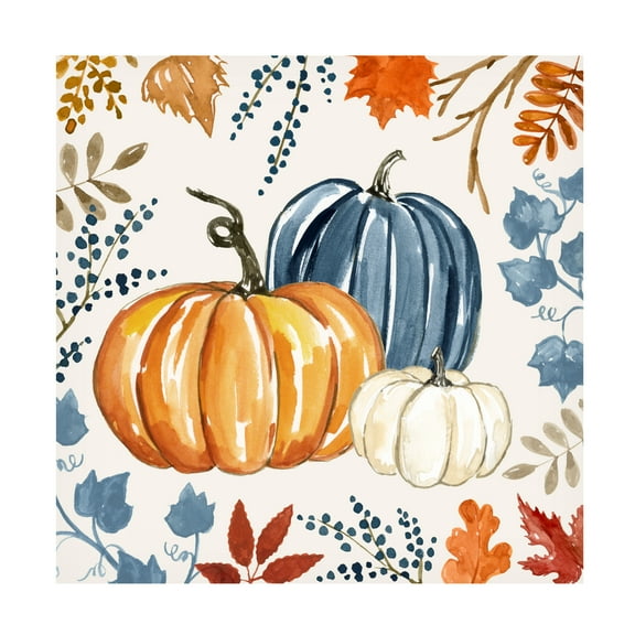 Victoria Barnes 'Autumn Pumpkin I' Canvas Art