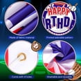 thumbnail image 7 of 7x5 Baseball Happy Birthday Banner Sports Party Decorations for Boys Teens, Large Themed Wall Backdrop for Team Holiday Celebration, 7 of 7