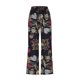 thumbnail image 4 of ICHUANYI Clearance Women's Elastic Waist Printed Cotton And Linen Pants Loose Double Pocket Casual Pants(Black, S) ICHUANYI WER2023081113144, 4 of 6