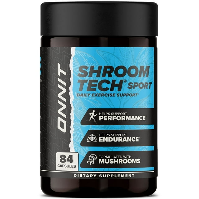 ONNIT Shroom Tech Sport Pre-Workout Energy Support Supplement Capsules, 84 ct.
