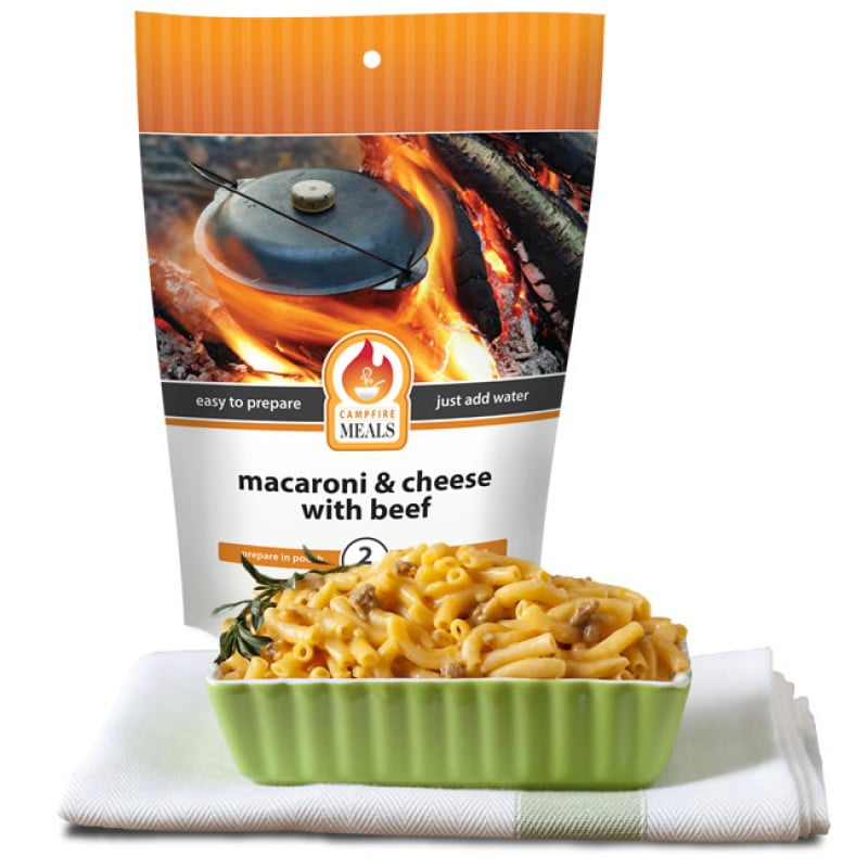 Campfire Meals Cheesy Hamburger Macaroni by Supplier Generic