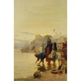thumbnail image 3 of Charles Wilda 13x18 Black Modern Framed Museum Art Print Titled - Washingines in the Nil, 3 of 5