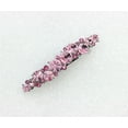 thumbnail image 3 of Faship Pink Premium Rhinestone Crystal Floral Small Hair Barrette Clip, 3 of 5