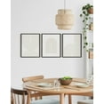 thumbnail image 6 of HAUS AND HUES Boho Wall Art - Set of 3 Framed Mid Century Modern Wall Art for Living Room, Minimalist Beige Wall Art, Line Art Wall Decor, Boho Art Wall Decor, Light Arches Art (16x20, BLACK FRAMED), 6 of 6