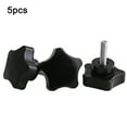 thumbnail image 3 of 5PCS Star Handle Fastening Screws M5 M6 M8 M10 Star Handle Rubber Head Knob Hand Screw Bolt Home Improvement Hardware, 3 of 7