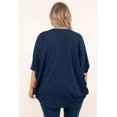 thumbnail image 2 of Plus Size Ribbed Cocoon Cover Up, 2 of 3