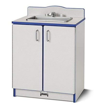 Rainbow Accents Low Single - Rainbow Accents 2408JCWW003 Culinary Creations Kitchen Sink - Blue