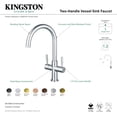 thumbnail image 4 of Kingston Brass LS8298DL Concord Two-Handle 1-Hole Deck Mount Vessel Faucet in Brushed Nickel, 4 of 4