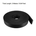 thumbnail image 2 of Unique Bargains Solid Rectangle Rubber Seal Strip 5mm Wide 3mm Thick 1 Meter Long Black, 30mm x 7mm x 9.84ft, 2 of 5