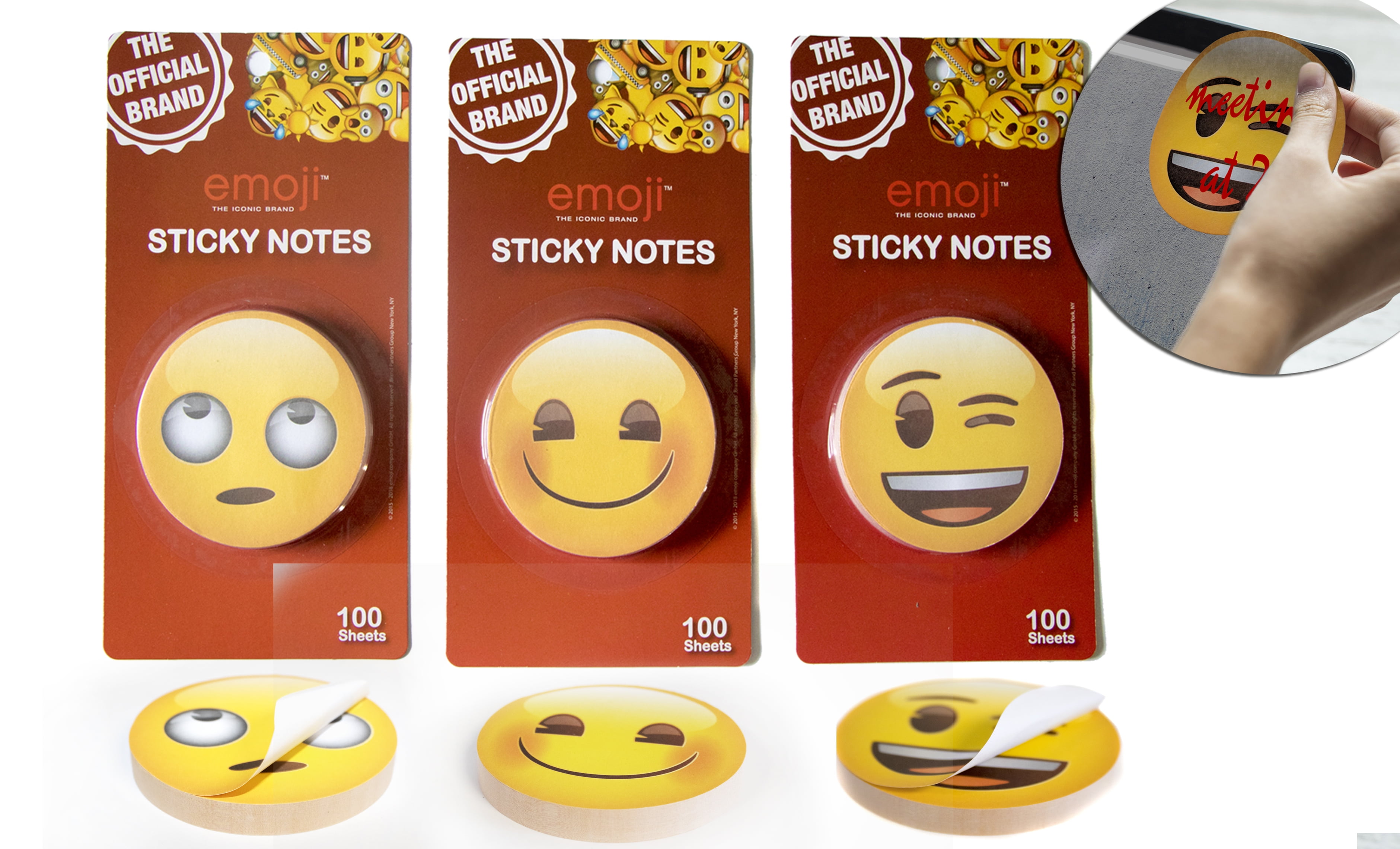 1pc Cloud Shaped Sticky Notes, Emoji Self-adhesive Memo Pad With