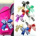 thumbnail image 6 of Pack Of 10 Cheer Bowknot Keychains Rhinestone Accents Keyrings Pendant For Teen Girls Cheerleading Sports Accessories, 6 of 10