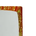 thumbnail image 2 of Ambesonne Nature Fitted Sheet, Foggy Forest Scenery, Queen Size, Orange Fern Green, 2 of 2