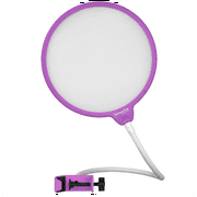 Dragonpad USA 6" Round Gooseneck Microphone Studio Pop Filter with Clamp - Purple/White