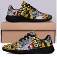thumbnail image 3 of Maryland Blue Crab with Black Eyed Susan Flowers Shoes Sneakers for Women Men Black Size 6, 3 of 7