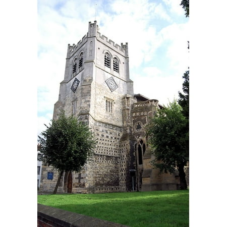 Peel-n-Stick Poster of Abbey Historic Tower London Architecture Religion Poster 24x16 Adhesive Sticker Poster