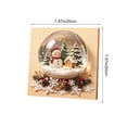thumbnail image 3 of Cififendec Christmas Pearl Beaded Art Painting Kit, 7.91", Premium Christmas Winter Scene Framed Canvas for Sideboard Tabletop Presenting, 3 of 6