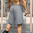 thumbnail image 4 of NJDVHB Man Leisure Patchwork Color Shorts Outdoor Cargo Workout Running Shorts,Dark Gray,XXL, 4 of 4