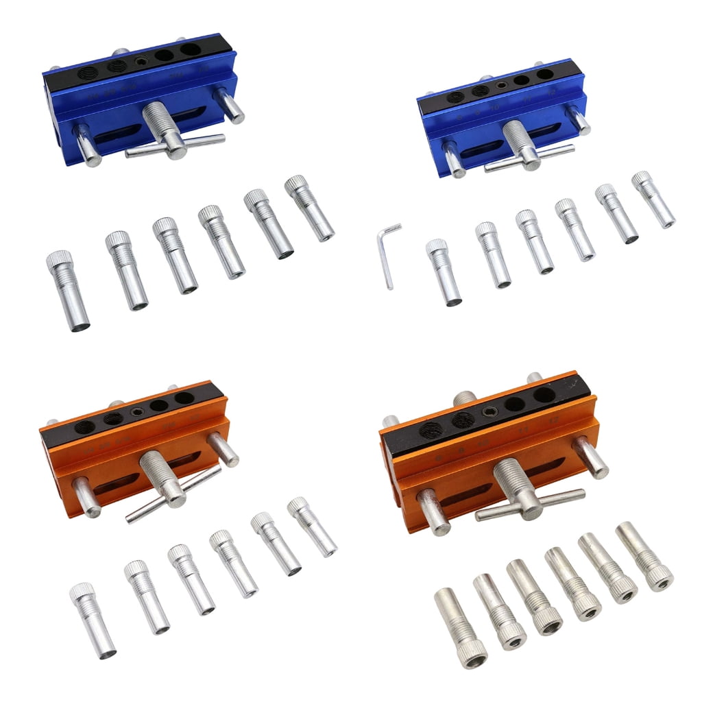 Centering Doweling Jig Wide Capacity Dowel Jig for Straight Holes Adjustable Width Centering Woodworking Projects
