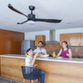thumbnail image 3 of Ventilador de techo Masterfan Fenix WIFI 56 Pulgadas Negro, 3 of 5