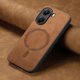 thumbnail image 4 of For Xiaomi Poco X7 Pro 5G Leather Back Case Compatible with MagSafe Skin-touch Phone Cover - Green, 4 of 4