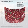 thumbnail image 5 of KUIFORTI Car Hood Cover Christmas Reindeer Hood Covers for Cars, Christmas Decorations Tear-Resistant Car Accessories for Women Men Car Bonnet Banner, Easy to Clean and Install, 5 of 6