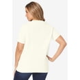 thumbnail image 2 of Jessica London Women's Plus Size Shaker Tee, 2 of 3