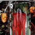 thumbnail image 2 of Decoración de bruja colgante de Halloween, fantasma volador, decoraciones aterradoras para interiores y exteriores, accesorio para puerta de entrada, decoración de patio, 2 of 5