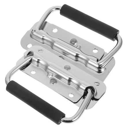 WHAMVOX 2Pcs Iron Handle Box Handle Chest Handle Case Handle Replacement Heavy Duty Mount Handle