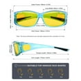 thumbnail image 4 of KALIYADI Fit-Over Night-Vision-Glasses for Women: Striped Anti Glare Night Driving Glasses for Men High Definition Lens, 4 of 7
