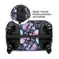 thumbnail image 4 of Daiia cool Skull flower Luggage Cover, Thickened Washable Travel Luggage Covers, Elastic Unique Baggage Covers for 18-20 inch Luggage-Medium, 4 of 9