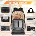 thumbnail image 3 of Bulopur Watermelon Capybara Print Kids Backpack Set 4 Pcs Durable Waterproof Kids School Bag with Pencil Case and Water Bottle Cover for Capybara Lovers Kids, 3 of 7