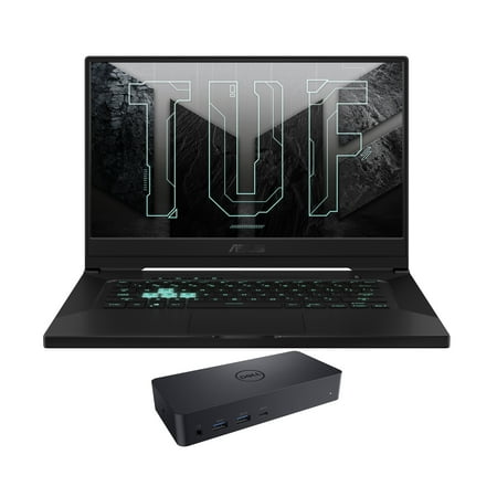 ASUS TUF DASH F15 Gaming & Entertainment Laptop (Intel i7-11370H 4-Core, 15.6" 144Hz Full HD (1920x1080), NVIDIA RTX 3060, 16GB RAM, 1TB PCIe SSD, Backlit KB, Wifi, Win 10 Home) with D6000 Dock