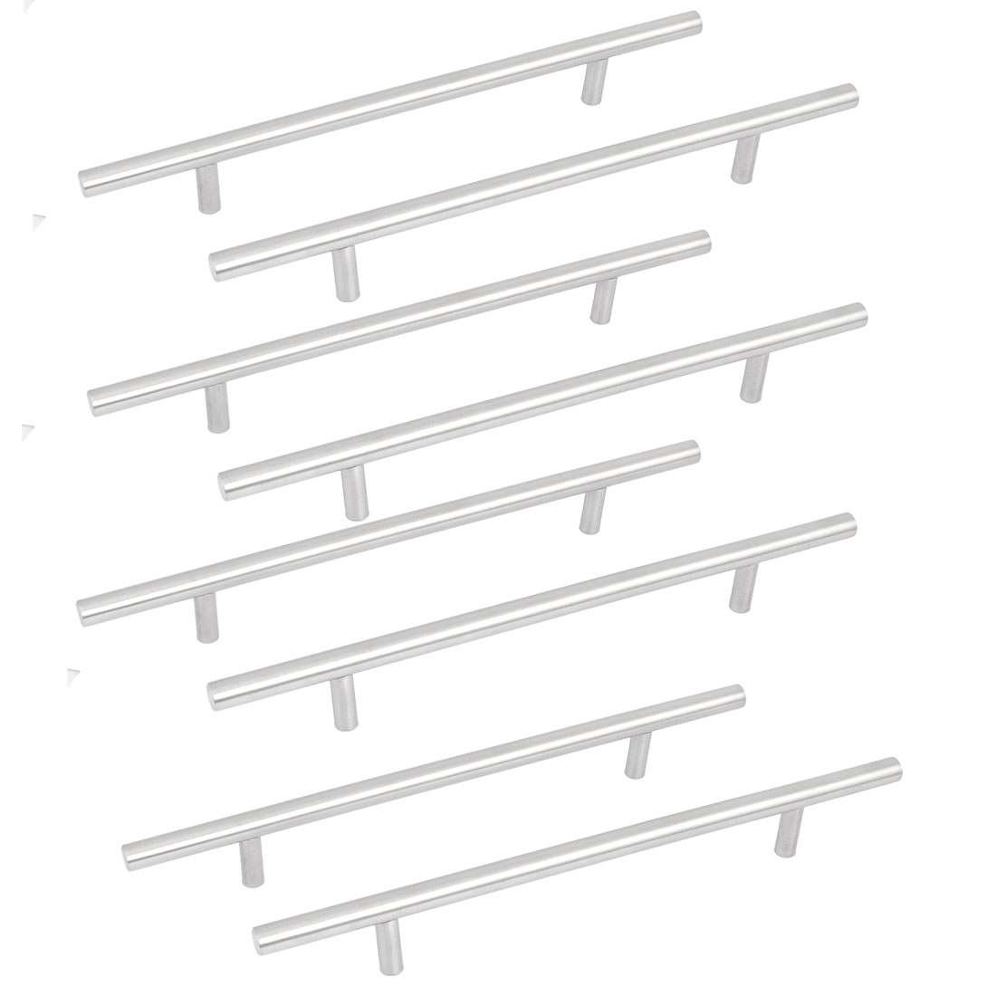 8pcs armoire de cuisine en acier inoxydable tiroir du T Bar