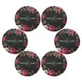 thumbnail image 3 of IAUYY Set of 6 Round Placemats for Dining Tables Heat-Resistant and Wear-Resistant DIY Printing Design Table Placemats，Applicable for Christmas Rose Berry Floral Pattern, 3 of 7