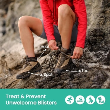 Welnove - Blister Pads, Heel Bandages For Blisters, Oval Blister Gel Guard, Waterproof...