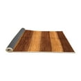 thumbnail image 2 of Ahgly Company Indoor Rectangle Abstract Orange Modern Area Rugs, 2' x 5', 2 of 4