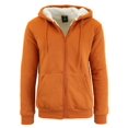 thumbnail image 1 of Men's Sherpa Fleece Lined Zip-Up Hoodie, 1 of 6