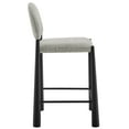 thumbnail image 6 of Counter Stool Chair, Brown, Fabric, Metal, Bar Pub Cafe Bistro Dining Kitchen Hospitality Restaurant, Modern Contemporary, HB37836, 6 of 10
