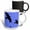 Multicolor, variant on 3drose, Crows or Ravens in Flight Minimalist Silhouette, 11oz Magic Transforming Mug