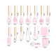 thumbnail image 4 of Juego De Cuchillo Utensilios de Cocina Silicona 22pz Rosa, 4 of 5