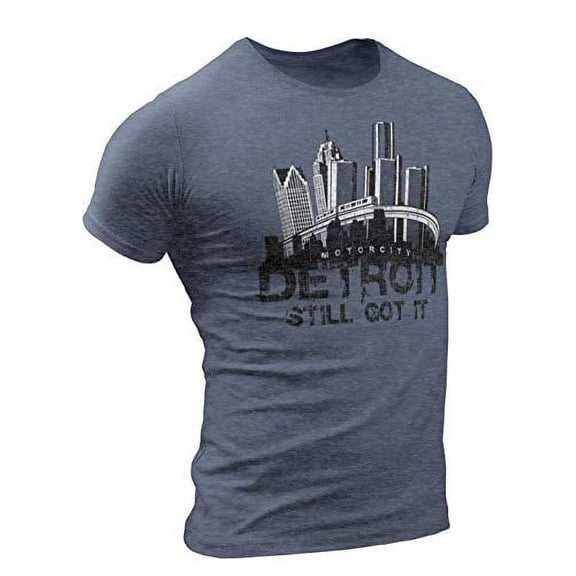 Detroit T Shirts Unisex S M L XL XXL - Detroit Skyline People Mover T-Shirt — Detroit Tee Shirts by DETROIṬREBELS