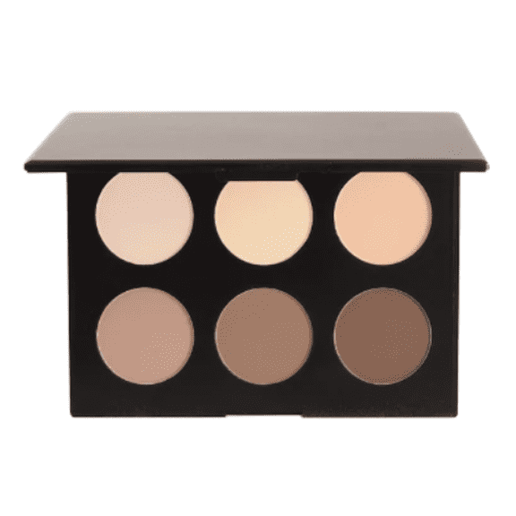 YANY Beauty Bold Looks Contour & Highlight Palette, Sculpt, Define, Palette Powder Contour Kit - Contouring Makeup Palette With Mirror - 6 Highly Pigmented Matte Colors For Contouring And Highlighting