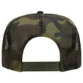 thumbnail image 3 of Couver Camouflage 5 Panel High Crown Mesh Back Trucker Hat, Solid, Camo Black-Brown, 6PCS Set Pack, 3 of 7