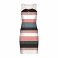thumbnail image 4 of asdoklhq Plus Size Dresses for Women,Women's Casual Summer Tank Sleeveless Knee Length Pleated Sun Dresses With Poket Print Dress, 4 of 5